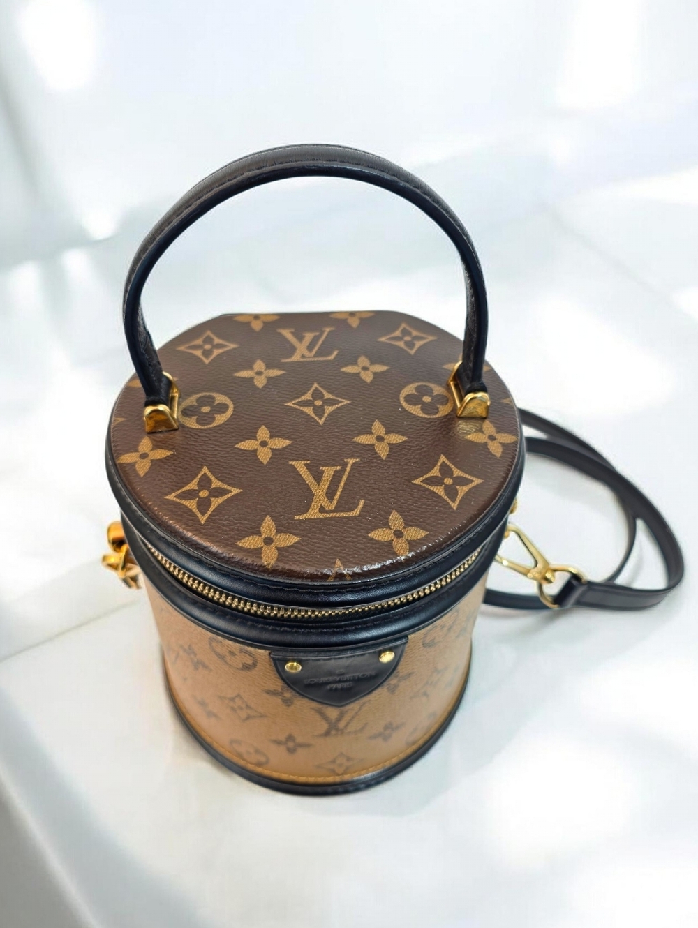 Louis Vuitton Cannes Reverse Monogram Canvas Vanity Crossbody Bag - Picture 14 of 16